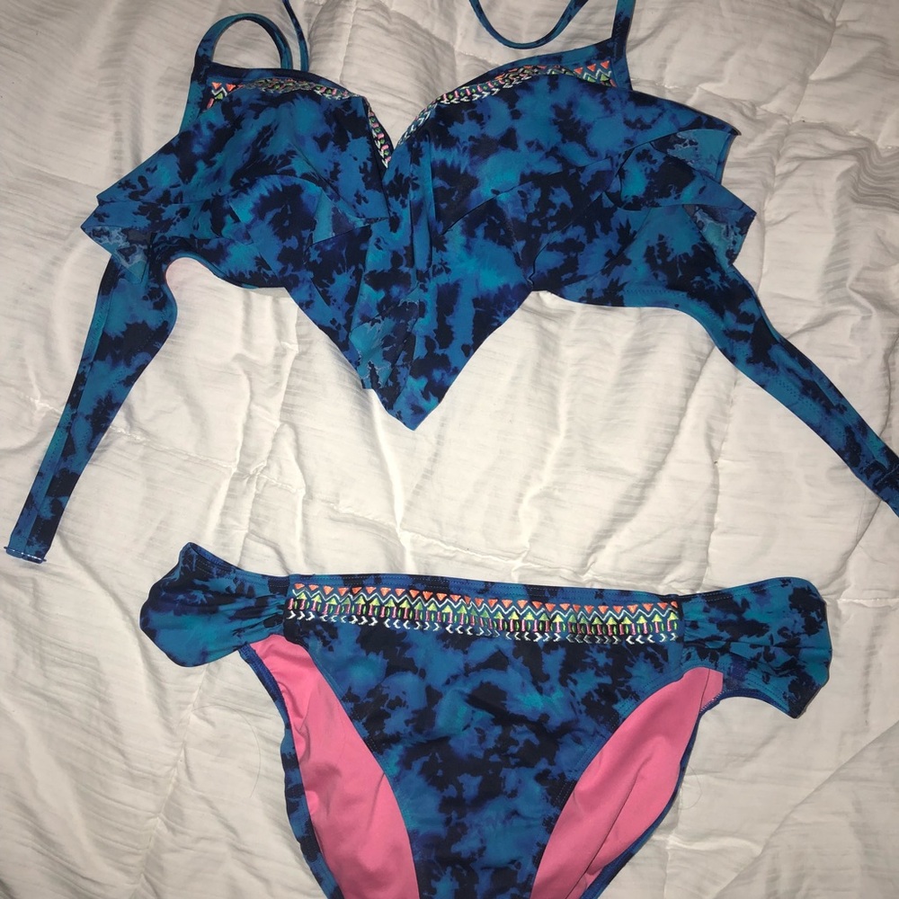Love Pink Bikini Set